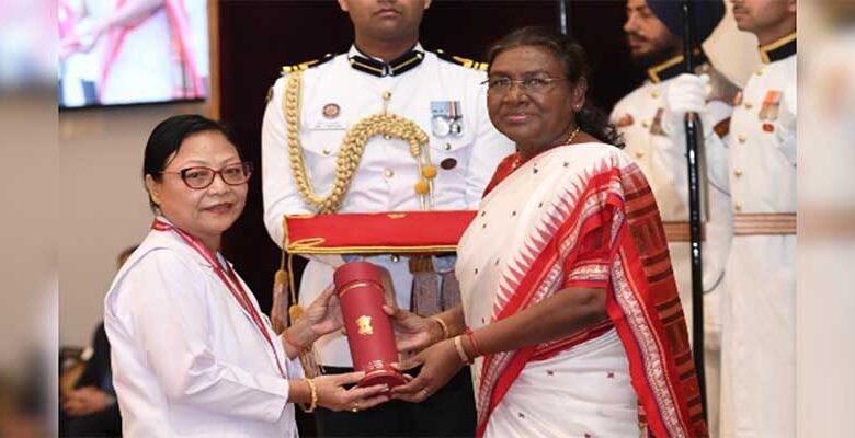 Arunachal Nursing Officer Iken Lollen Gets National Florence Nightingale Award From President Murmu