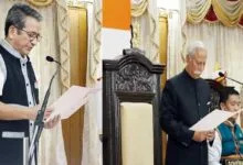 Arunachal: Major General Jarken Gamlin (Retd.) sworn in as the SCIC