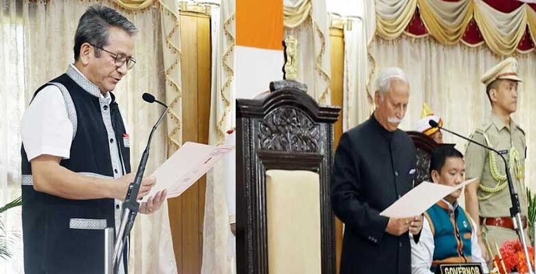 Arunachal: Major General Jarken Gamlin (Retd.) sworn in as the SCIC