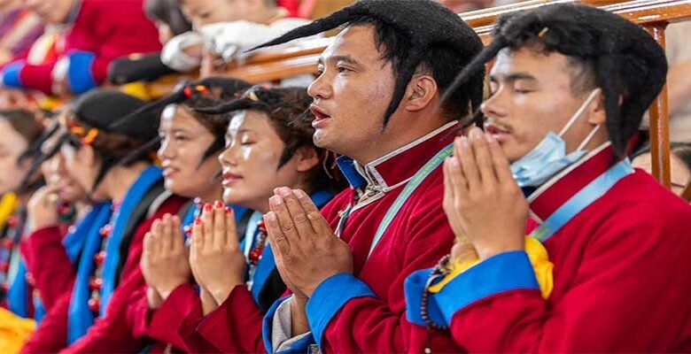 Monpa community of Arunachal Pradesh offers long-life prayers for the Dalai Lama