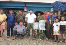 Arunachal: Plantation drive held at Mebo Char-ali with new model of plant watering by using creative ideas