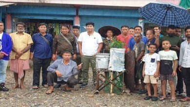 Arunachal: Plantation drive held at Mebo Char-ali with new model of plant watering by using creative ideas