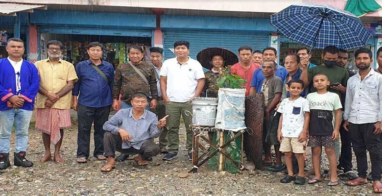 Arunachal: Plantation drive held at Mebo Char-ali with new model of plant watering by using creative ideas