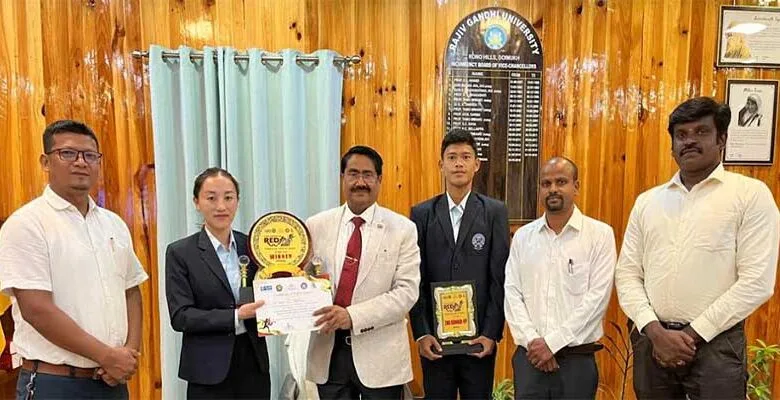 Arunachal: Rajiv Gandhi University Honors Medal Winners of State-Level Red Run Marathon 2024