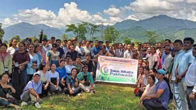 Arunachal: Rajiv Gandhi University Observes Swachhata Pakhwada with Plantation Drive