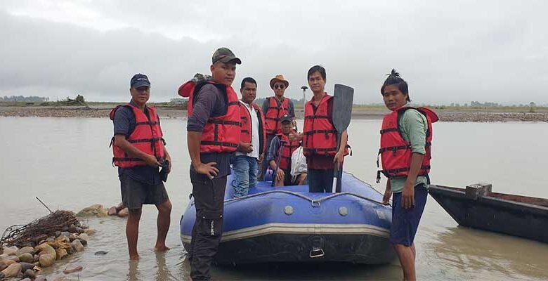 Arunachal: Team SEEANG visits Siang River flood damage areas under Lower Mebo