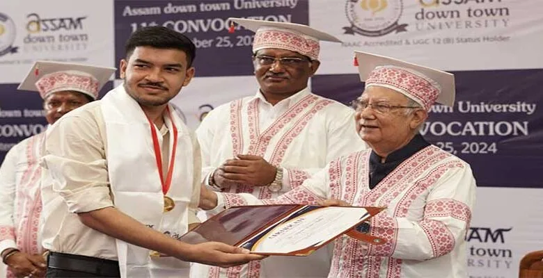Assam down town University Hosts 11th Convocation Ceremony
