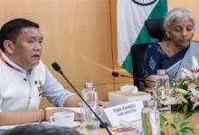 Arunachal: CM Pema Khandu Attends Review Meeting with Union Finance Minister Nirmala Sitharaman