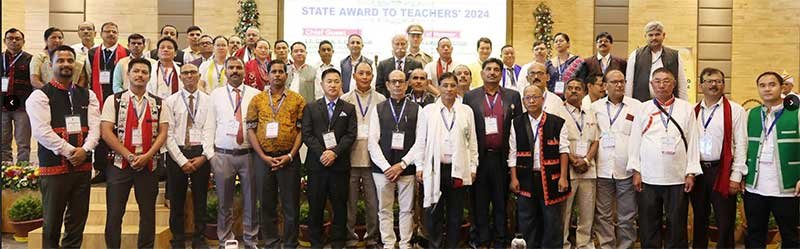 ITANAGAR- The Governor of Arunachal Pradesh Lt. General KT Parnaik, (Retd.) conferred the State Awards for teachers at Golden Jubilee Banquet Hall, Itanagar on 5th September 2024.