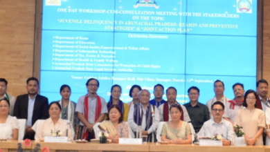 Workshop held on 'Juvenile delinquency in Arunachal Pradesh'