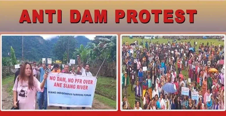 Arunachal: Protest against proposed 12,500 mw hydropower project in Upper Siang