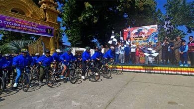 Arunachal: Dy CM Chowna Mein Flags off DAO Cycling Expedition in Commemoration of the 62nd Walong Day