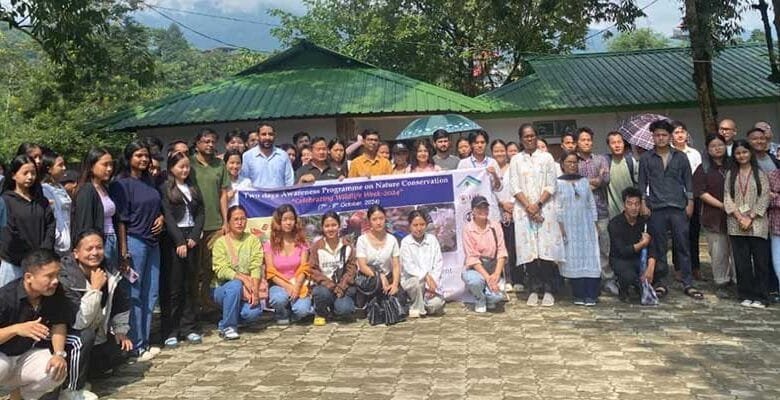 Arunachal: Awareness Programme on Nature Conservation on the occasion of Wildlife week 2024.