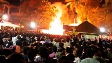 Kerala Temple Fire: 150 people were injured, including eight seriously