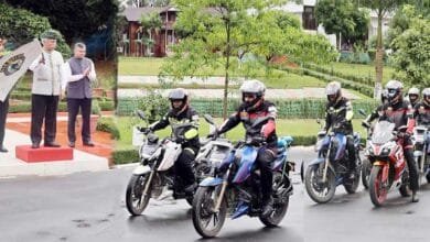 Arunachal: Governor flags off Naval Motorcycle Expedition Team