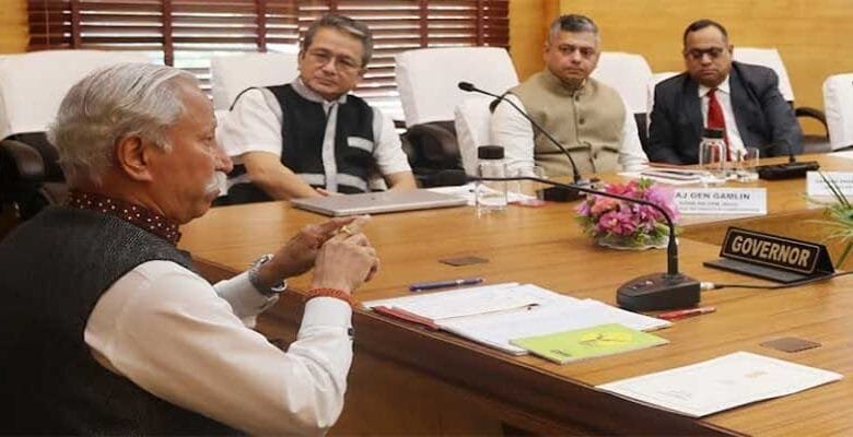 Arunachal Governor participates in the Discussion on ‘Security Challenges in the North East’