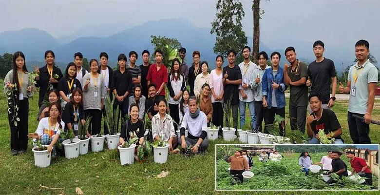 Arunachal: One Day Indoor Plantation held at APU
