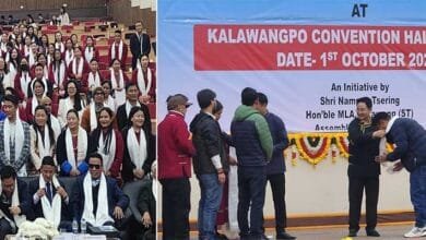 Aruachal: Namgey Tsering felicitates teachers of Tawang constituency