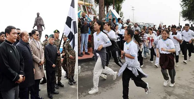 Arunachal:  Governor flags off the Unity Run organised on the occasion of Rashtriya Ekta Diwas at Tawang
