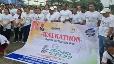 A Mega Health Camp, walkathons, cyclathon, social services were organised across Papum Pare district on 2nd October 2024. 