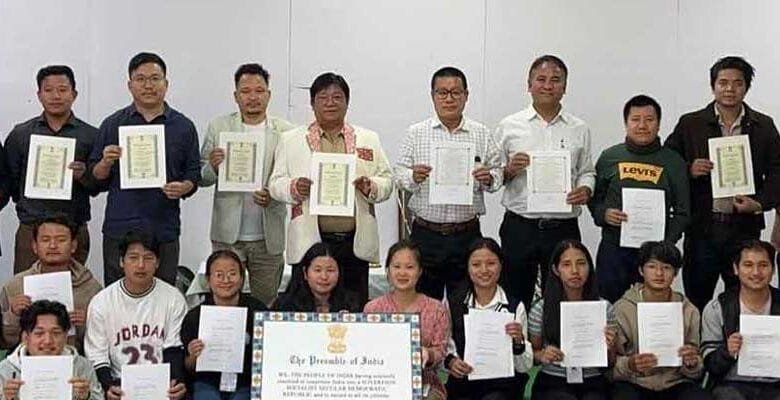 Arunachal: APU Commemorates Samvidhan Diwas with Enthusiasm