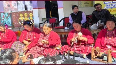 Arunachal: Skill Development Programme on Crafting Traditional Monpa Woollen Fabrics from Sheep Wool held at Tawang