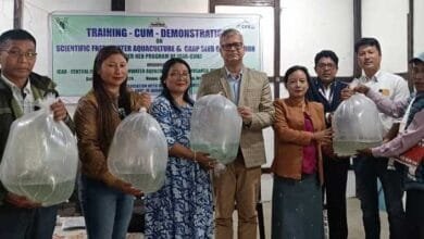 Arunachal: Training-cum-demonstration on Scientific Freshwater Aquaculture held at Kanubari