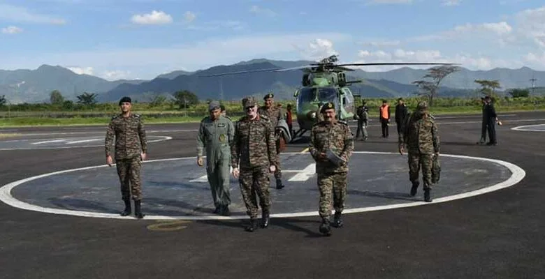 Manipur: GoC Spear Corps visited Red Shield Division in Manipur
