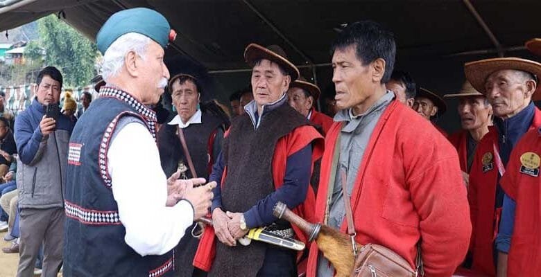 Arunachal: Governor visits Vibrant Border Village of Monigong