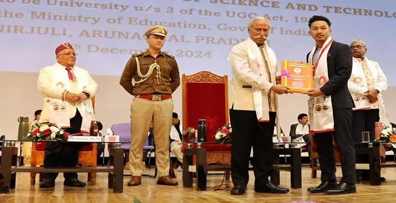 Arunachal: Governor participates in the 10th Convocation of NERIST