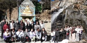 Arunachal: Army organised Excursion to Holy Waterfalls for Students of Mahabodhi Society School, Tawang