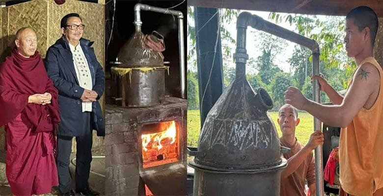 Arunachal: Chowna Mein Inaugurates Tai Khamti Aromatic Herbal Sauna Bath at Golden Pagoda