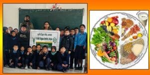Arunachal: Training-Cum-Awareness Programme on My plate for the day held at to VKV school in Amliang