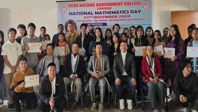 Arunachal: DNGC celebrates National Mathematics Day