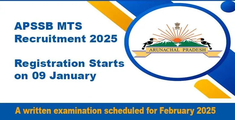 APSSB MTS Recruitment 2025, Notification Out, Registration Starts on 09 January