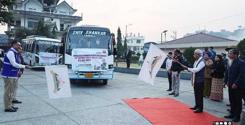 Arunachal: Governor flags off Arunachal Youth Contingent