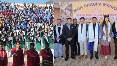 Arunachal: Mass Drug Awareness Rally-Cum-Campaign Held in Lumla