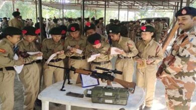 Arunachal: ITBP organised Weapon Display for NCC At Rajiv Gandhi Polytechnic College