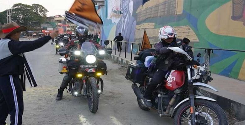 Arunachal Bullet Club Flagged Off for Historic Ride to 22nd BOBMC Rider Mania
