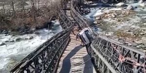 Sikkim: Bailey bridge collapses with overloaded truck, none injured