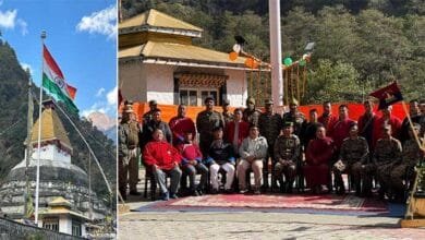 Arunachal: National flag hoisted on 73 feet high mast at Zemithang