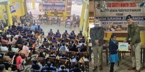 Arunachal: Naharlagun Police Concludes Road Safety Month 2025 with Felicitation of Students