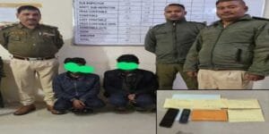NAHARLAGUN: Papu Hills police team arrested two individual and recovered suspected heroin and cash Rs 5700/-, Informed  Mihin Gambo, SP Naharlagun
