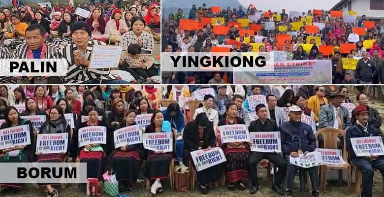 Arunachal: ACF Organise hunger strike against Freedom of Religion Act