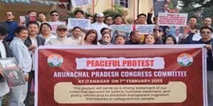 Arunachal: Congress hold protest against ''mistreatment'' of Indian deportees from US
