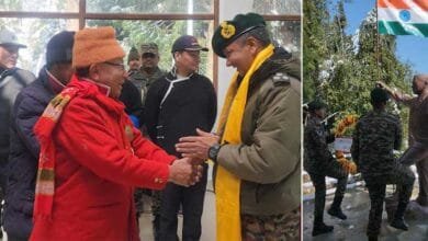 Arunachal: Tawang Celebrates Major Bob Khating Day, Despite Heavy Snowfall