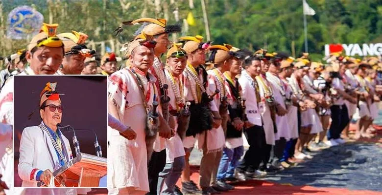 Arunachal: Chowna Mein Attends Silver Jubilee Nyokum Yullo Celebration in Yangte