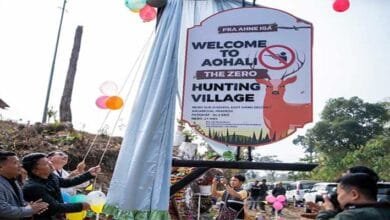 Arunachal: Mutchu Mithi inaugurates Zero Hunting signage of Aohali village