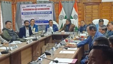 Arunachal: JCM held to discuss roadmap for de-reservation, rationalization proposal for Drupang Reserve Forest and Itanagar Wildlife Sanctuary.