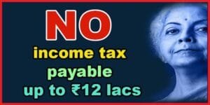 Union Budget 2025: No Tax On Income Up To Rs 12 Lakh, Says Nirmala Sitharaman